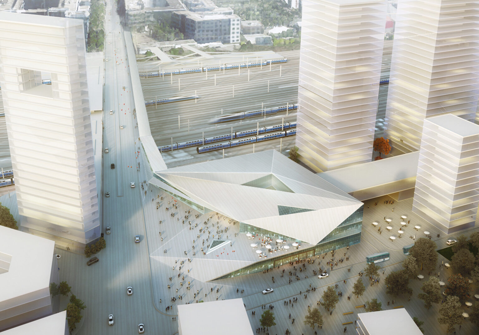 SaintDenisPleyel train station Architecturestudio